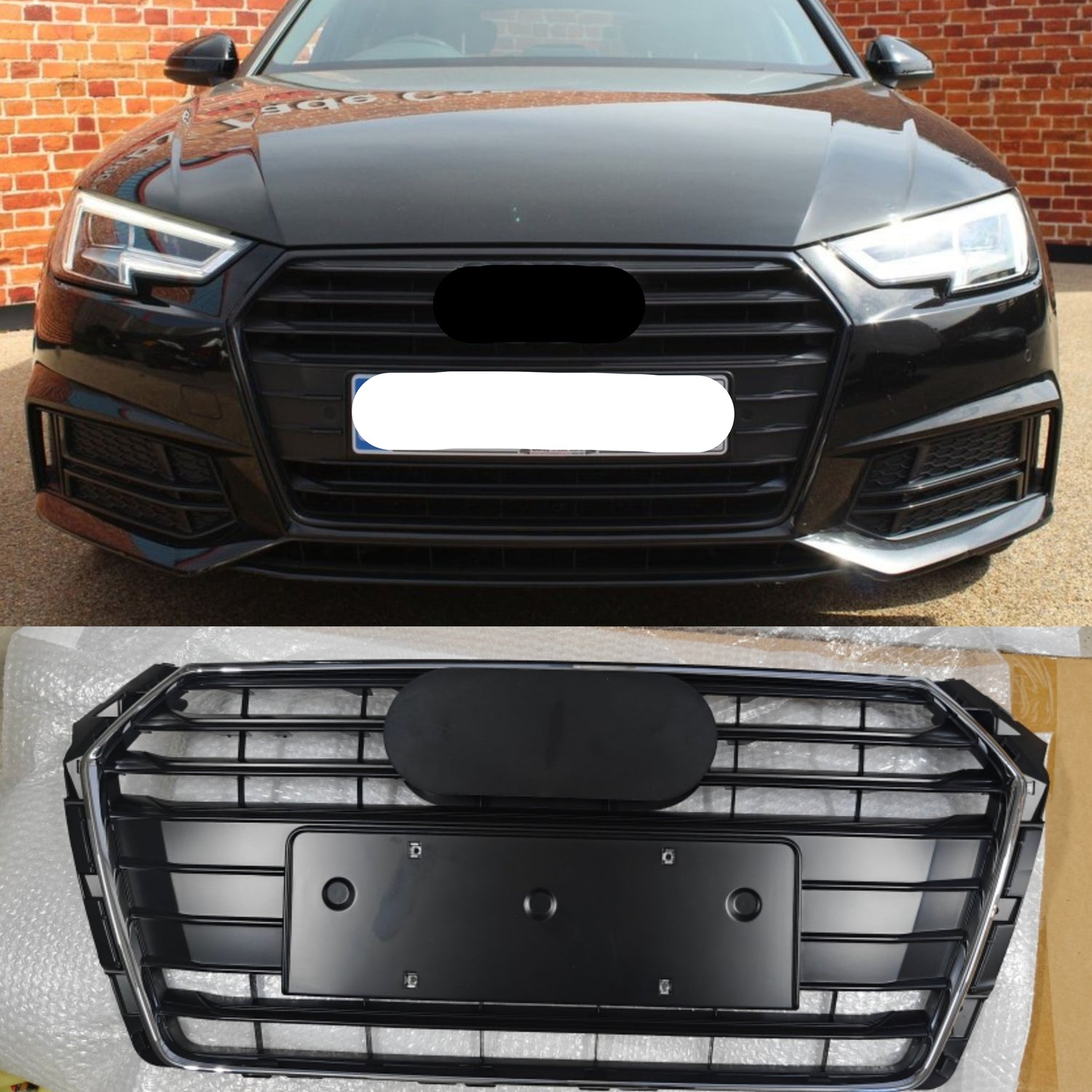 Show Grill 8WD8535513FZ  A8WD8535513FZ Compatible With AUDI A4 8W (2017-2020) Tag No.21