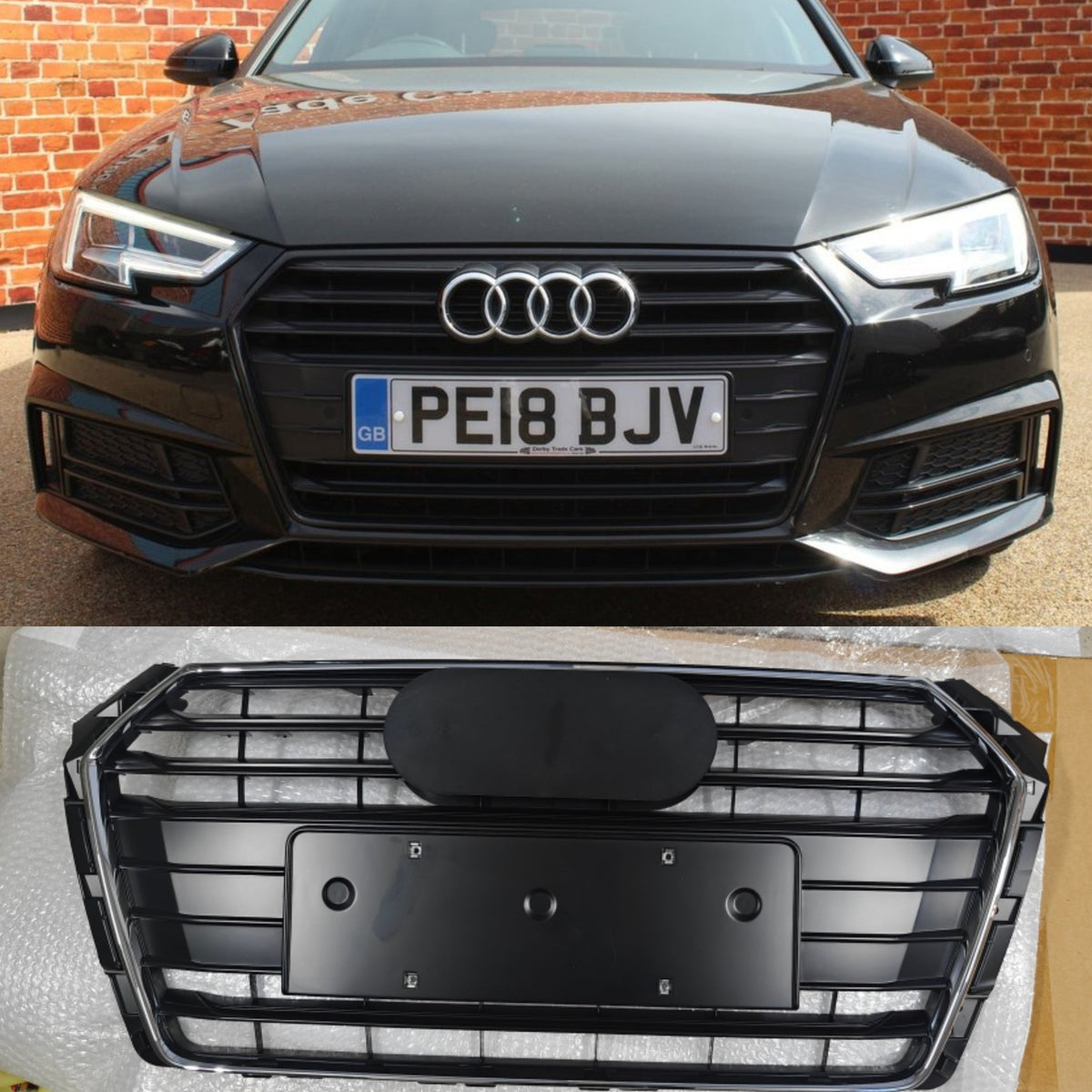 Show Grill 8WD8535513FZ  A8WD8535513FZ Compatible With AUDI A4 8W (2017-2020) Tag No.21