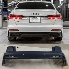 Rear Upper Bumper 4K0807067D 4KD807067D Compatible With A6 (4K) S-Line (2020-2022) Tag No.222
