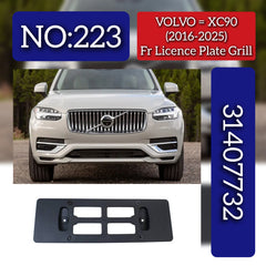 Front Licence Plate Grill 31407732 31383805 Compatible With VOLVO XC90 (2016-2025) Tag No.223