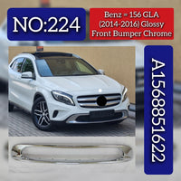 Front Bumper Chrome (Glossy) A1568851622 1568851622  Compatible With Mercedes Benz (W156) GLA-Class (2014-2016) Tag No.224