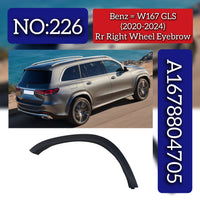 Rear Wheel Arch ( EYEBROW ) 1678804705 A1678804705 Compatible With Mercedes Benz GLS W167 (2020-2024) Tag No.226