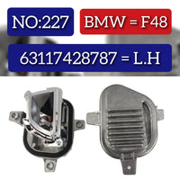 LED Headlight Daytime Running Light Module Left  63117428787 & Right  63117428788 Compatible With BMW X1 F48 Tag No.227 And 228