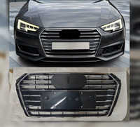 Glossy Black Show Grill A8WD853551ERN4 Compatible With Audi A4 8W (2016-2019) Tag No.22