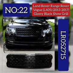 Glossy Black Show Grill LR052715 Compatible With LAND ROVER RANGE ROVER  VOGUE (L405) (2013-2017) Tag No.22