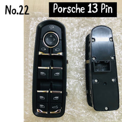 Porsche Cayenne 13-Pin Window Black Switch for Cayenne 7PP959858RDML Tag-SW-22