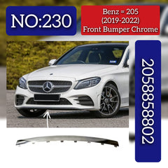 Front Bumper Chrome 2058858802 Compatible With Mercedes Benz  C CLASS W205 Tag No.230