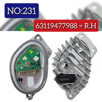 Left Headlight LED module turn display lights 63119477988 Compatible With BMW X5 (G05, F95) & X5 Van (G05) & X6 (G06, F96) Tag No.231