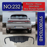 Rear Bumper Spoiler 95B807834 1EO Compatible With Porsche Macan (2018-2021) Tag NO.232