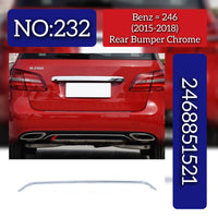 Rear Bumper Chrome 2468851521 Compatible With Mercedes Benz  B CLASS W246 Tag No.232