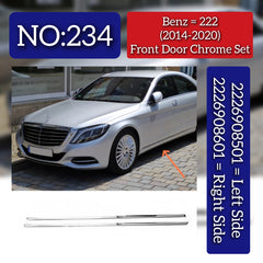 Front Door Chrome Left 2226908501 Right 2226908601 Mercedes-Benz S-Class (W222) Tag No.234