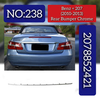 Rear Bumper Chrome 2078852421 Compatible With Mercedes Benz  E-CLASS C207 Tag No.238