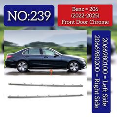 Front Door Chrome Right 2066980200 Left 2066980100 Compatible With Mercedes Benz  C CLASS W206 Tag No.239