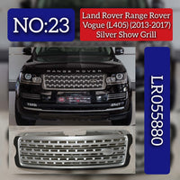 Silver Show Grill LR055880 LR077427 Compatible With RANGE ROVER VOGUE (L405) (2013-2017) Tag No.23