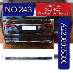 Rear Bumper Chrome A2238855800 Compatible With Mercedes Benz (223) (2023-2025) Tag No.243