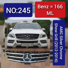 Benz = 166 ML AMG Silver Chrome Show Grill (2012-2016) Tag 245
