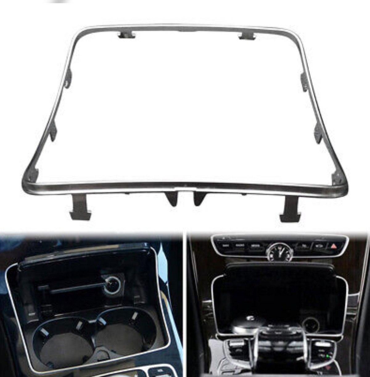 Cup Holder Chrome 2056830900 Compatible With Mercedes Benz  C CLASS W205 GLC X253 Tag No.247