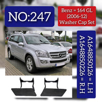 Washer Cover Cap Left A1648850126 Right A1648850226 Compatible With Benz=164 GL (2006-2012) No.247