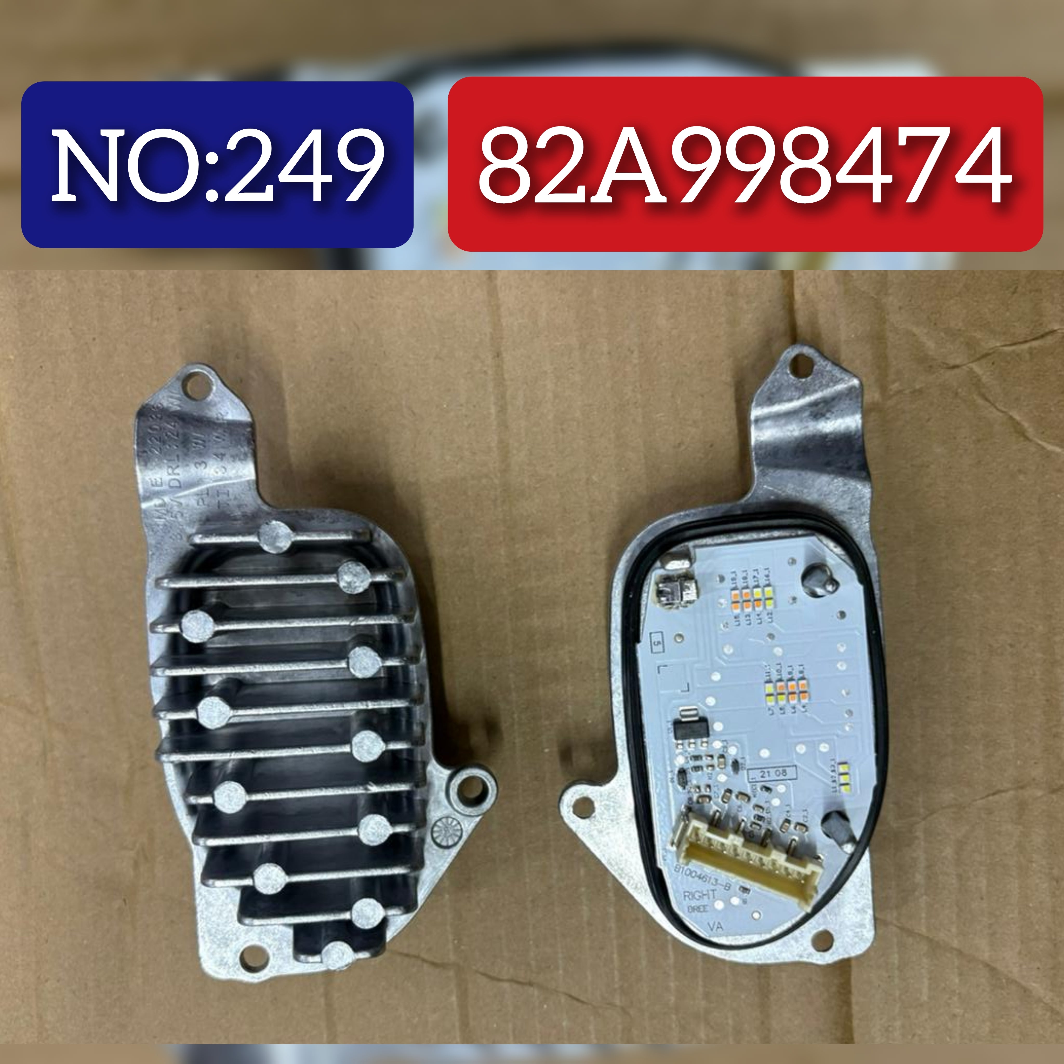 LED RIGHT Headlight Daytime Running Light Module 82A998474 Compatible With AUDI A1 S1 Tag No.249