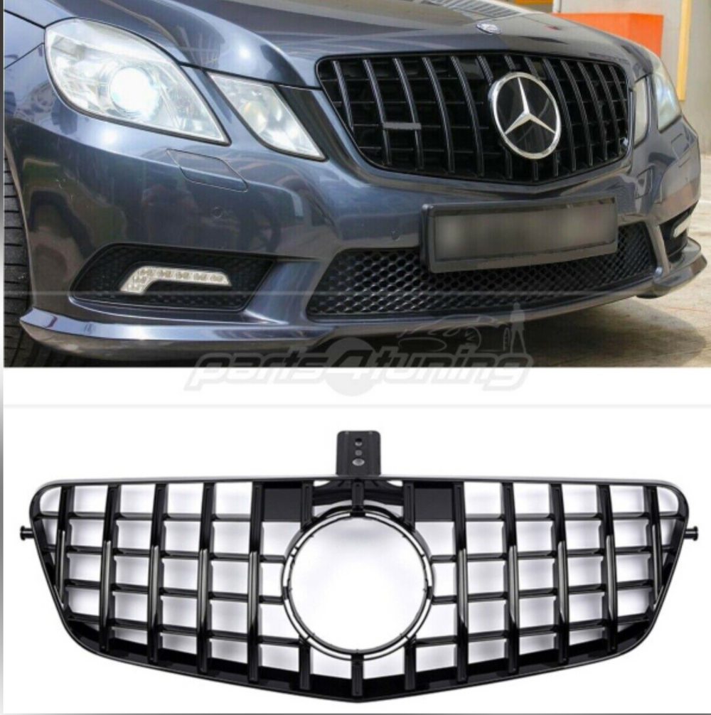 GTR Black Show Grill  Compatible With Mercedes Benz E-CLASS  W212 T-2 Tag 13
