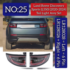 Tail Light Assembly Left LR128028 & Right LR128026 Compatible With Land Rover Discovery Sports (L550) (2020-2024) Tag No.25