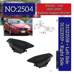 Radiator Support Bracket Left 31323558 & Right 31323559  Compatible With VOLVO V40 (2013-2019) Tag No.2504