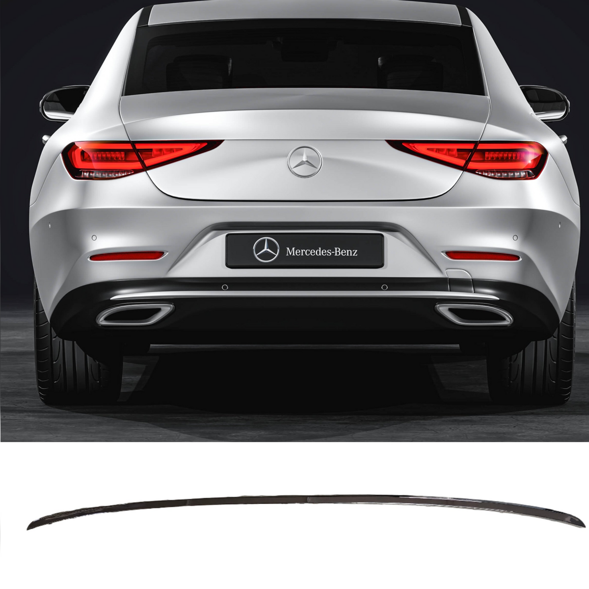 Rear Bumper Chrome 2578856600 Compatible With Mercedes Benz  CLS-CLASS C257 Tag No.251