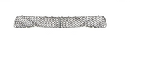 Silver Front Lower Grill 3W5807667 Compatible With Bentley Flying Spur (2009-2012) Tag No.251