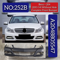 Complete Front Bumper A2048806447 2048806447 Compatible With MERCEDES-BENZ C Class W204 (2011-2014) Tag No.252B