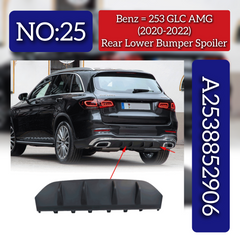Rear Lower Bumper Spoiler 2538852906 Compatible With Mercedes-Benz GLC-CLASS W253 (2020-2022) Tag No.25