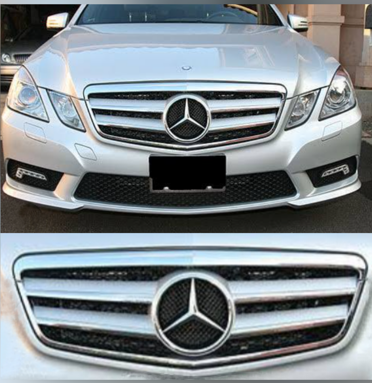 Show  Grill Compatible With Benz = 212 T-1 Full Chrome AMG Tag 25