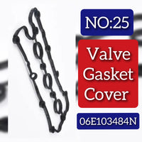 Tappet Cover Packing (Engine Valve Cover Gasket) 06E103484N Compatible With AUDI A6 C7 (4G2, 4GC) | A6 / S6 & Q7 (4LB) A4 B8 (8K2) | A4 / S4 Tag No:25