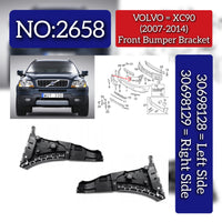 Front Bumper Bracket Left 30698128 & Right 30698129 Compatible With VOLVO XC90 (2007-2014) Tag No.2658