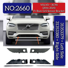 Front Bumper Grill Sensor Bracket Left 31353379 & Right 31353380 Compatible With VOLVO XC90 (2016-2025) Tag No.2660