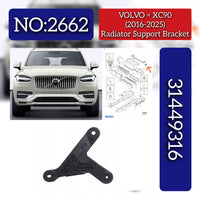 Radiator Support Bracket 31449316 Compatible With VOLVO XC90 (2016-2025) Tag No.2662
