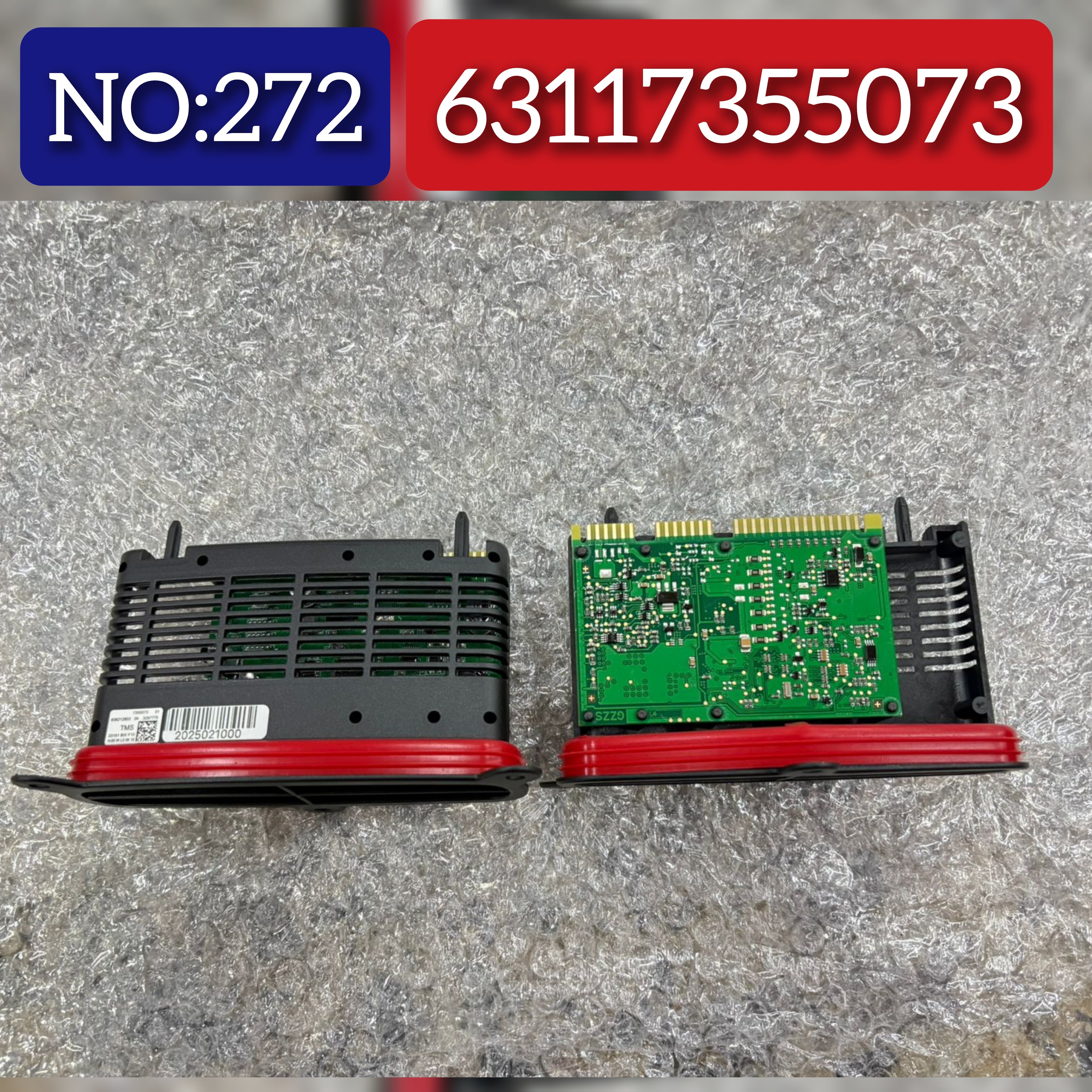 Headlight Driver Module Control Unit  63117355073 Compatible With BMW 5 Series (F10) Tag No.272