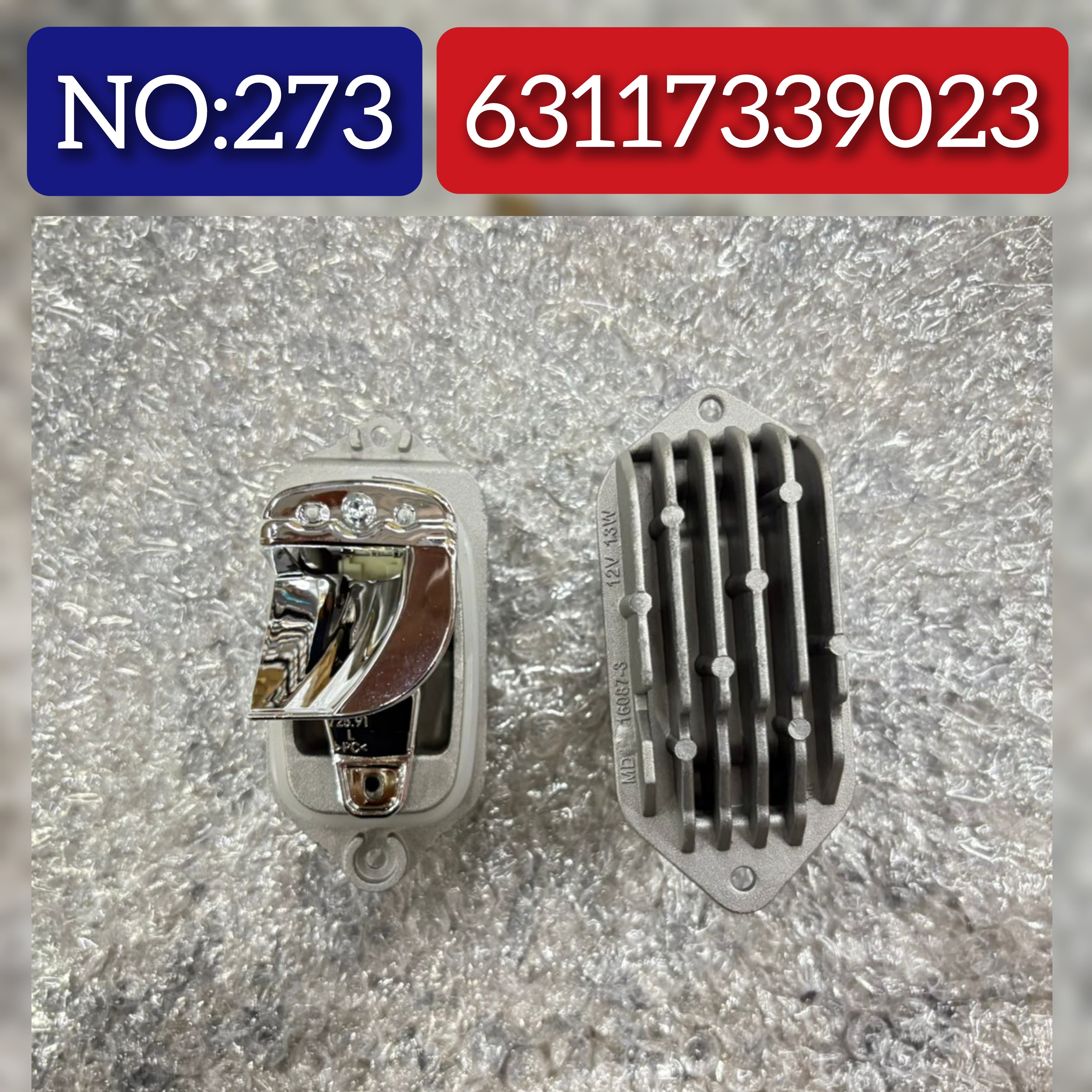 LED LEFT  Headlight Driver Module Control Unit  63117339023 Compatible With BMW  7 Series  (F01, F02, F03, F04) Tag No.273