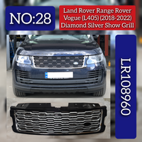 Diamond Silver Show Grill LR108960 Compatible With RANGE ROVER VOGUE (L405) (2018-2022) Tag No.28