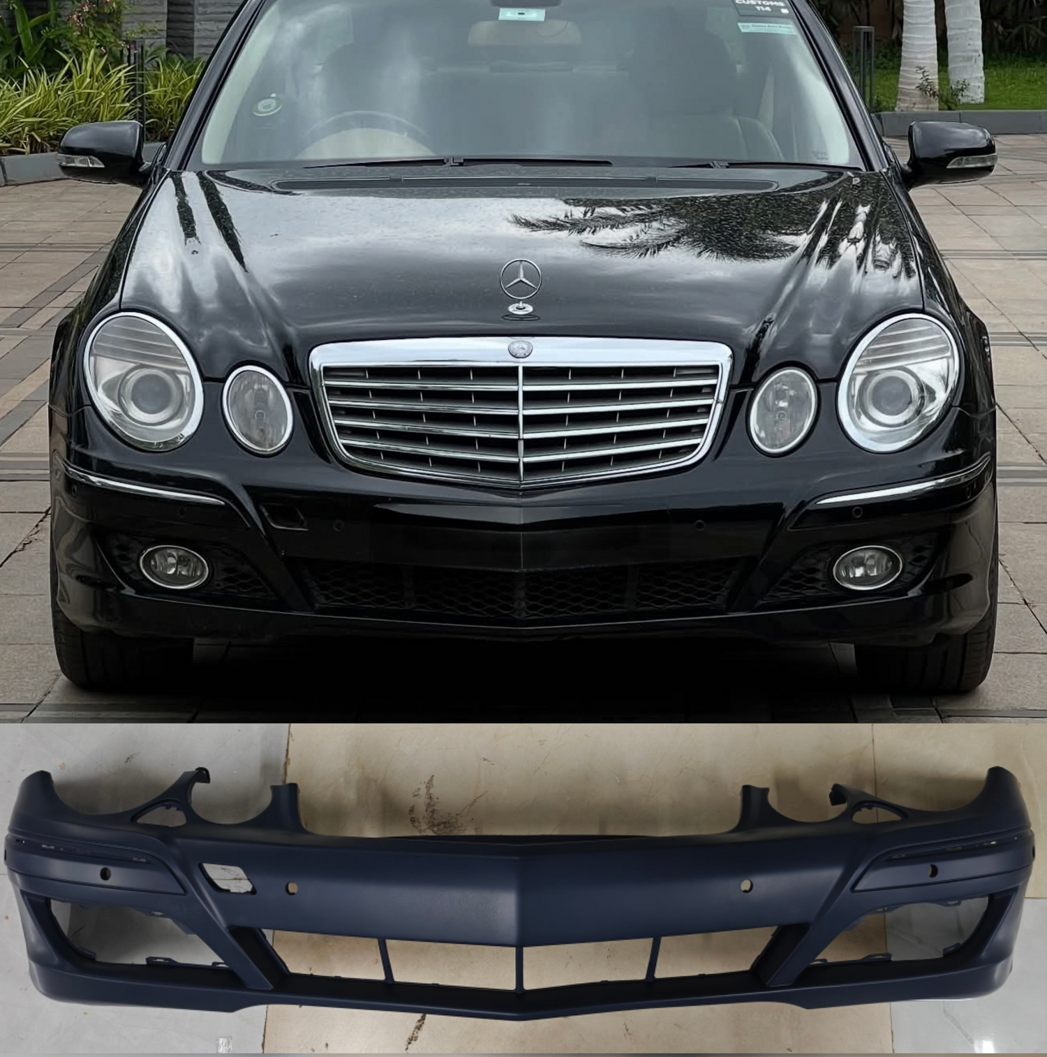 Complete Front Bumper 2118801840 Compatible With Mercedes Benz W211 (2006-2009) Tag No.281