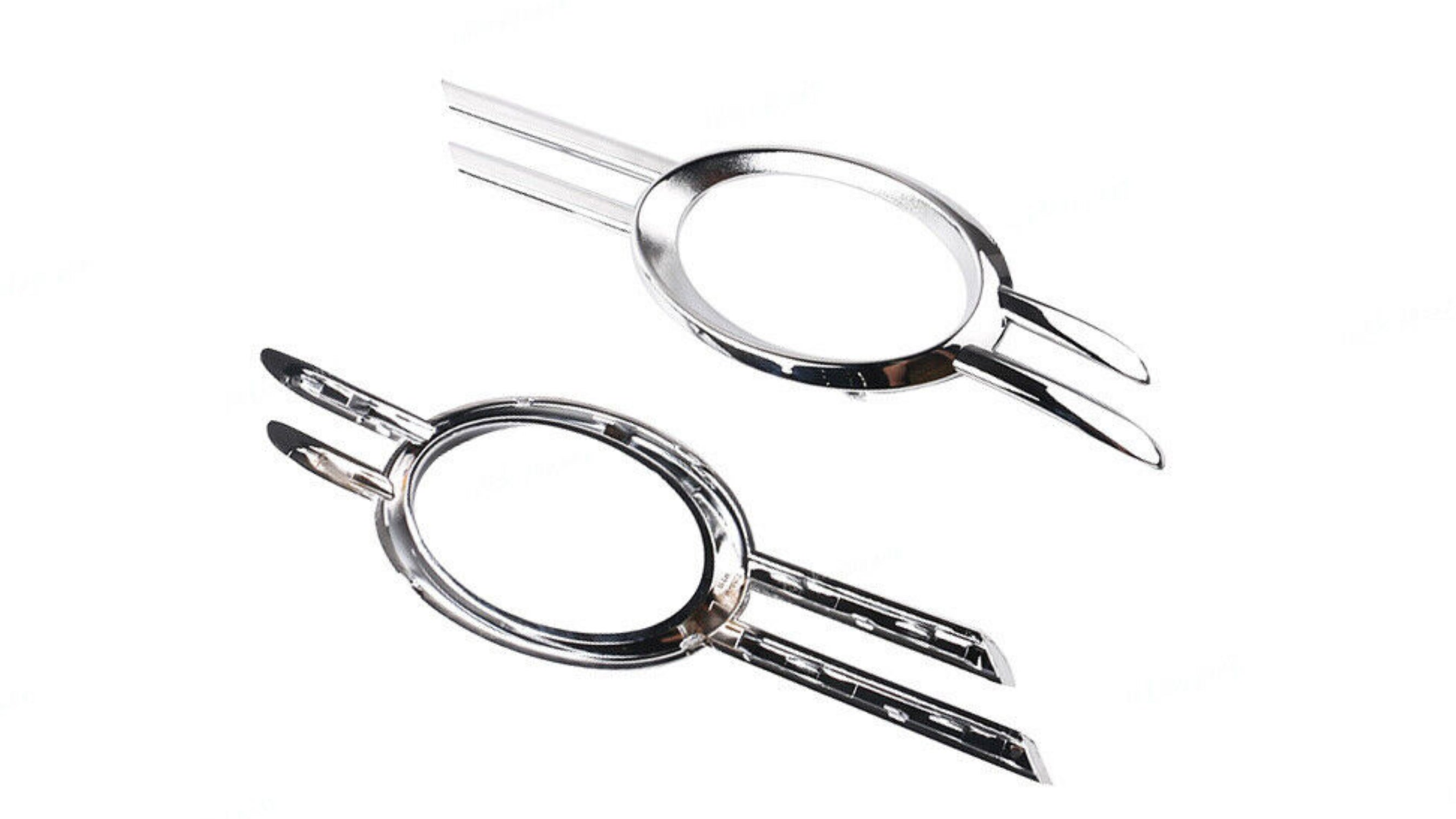 Fog Lamp Cover Compatible With MERCEDES BENZ E-CLASS W211 2006-2008  Fog Lamp Cover Left 211885822 & Right 211885922 A2118851174 Fog Lamp Chrome Right 2118851274 & Left 2118851174 Tag No.282