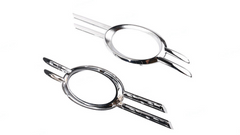 Fog Lamp Cover Compatible With MERCEDES BENZ E-CLASS W211 2006-2008  Fog Lamp Cover Left 211885822 & Right 211885922 A2118851174 Fog Lamp Chrome Right 2118851274 & Left 2118851174 Tag No.282