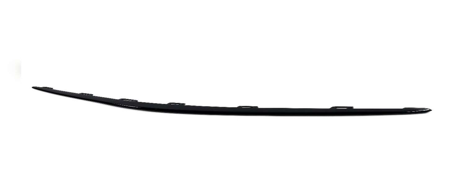 Front Bumper Strip Glossy Black 2138857401 Compatible With Mercedes Benz 213 (2016-2019) Tag No.283