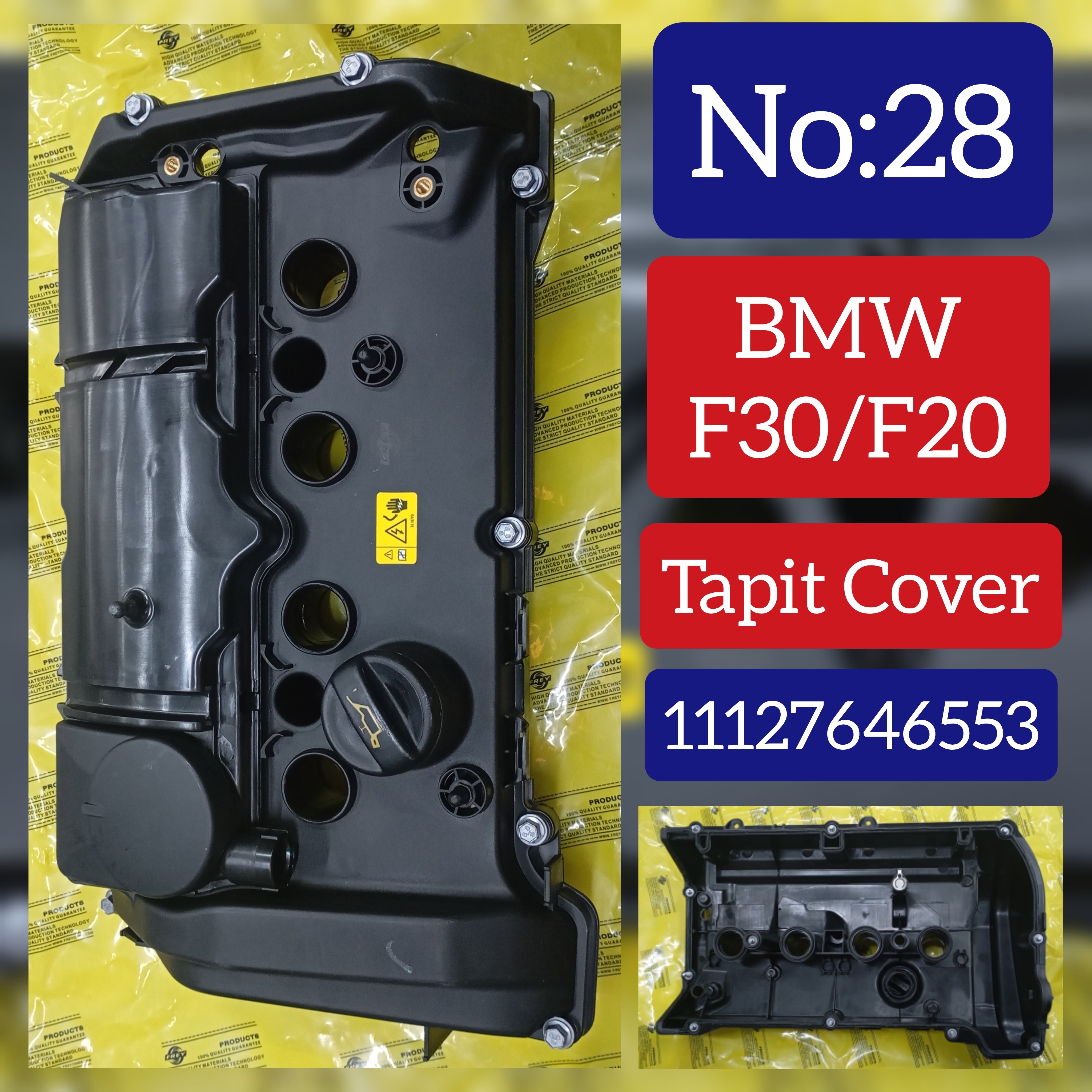 Engine Valve Cover 11127646553 11127601863 11127582400 Compatible With BMW 1 Series F20 / F21 3 Series F30 / F31