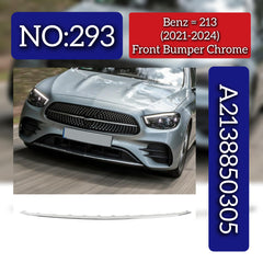 Front Bumper Chrome A2138850305 2138850305 Compatible With Mercedes Benz (W213) E-Class (2021-2024) Tag No.293