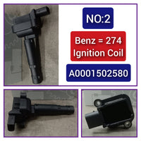 Ignition Coil 0001502580 A0001502580 For MERCEDES-BENZ C-CLASS W203 W204 & E-CLASS W211 W212 (2001-15) Tag-I-02