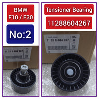 Belt Idler Pulley 11288604267  11288604266  8604267 Compatible with BMW 3 Series (F30, F80) & 5 Series  (F10)  & 7 Series (F01, F02, F03, F04) & X5 (E70) Tag no : 2