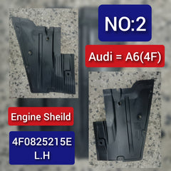 Rear Underbody Trim Left 4F0825215E Compatible With AUDI A6 4F Tag No.2