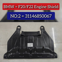 Engine Shield 31146850067 Compatible With BMW F20 F22 Tag No.02