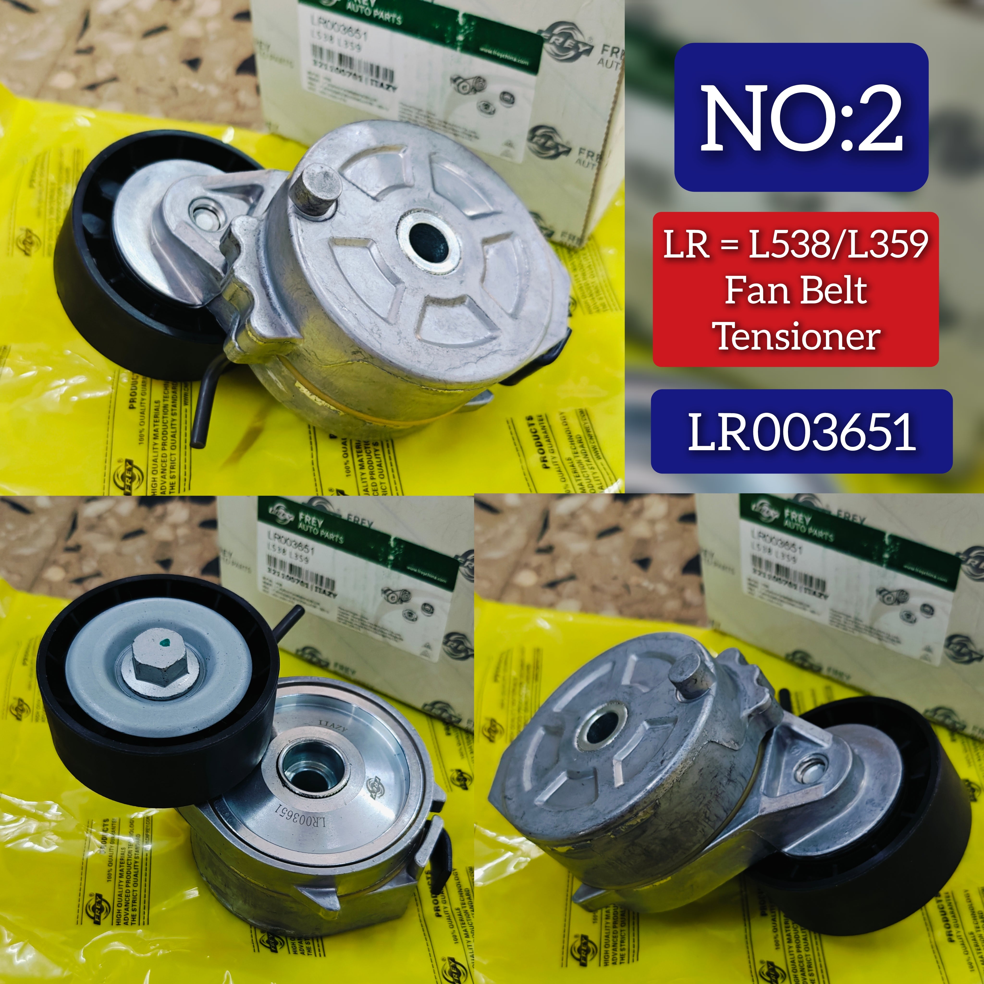 Fan Belt Tensioner APV2464 C2Z16647 LR003651 Compatible With JAGUAR XE (X760) XF I (X250) & LAND ROVER DISCOVERY SPORT (L550) FREELANDER 2 (L359) | LR2 Tag No.2