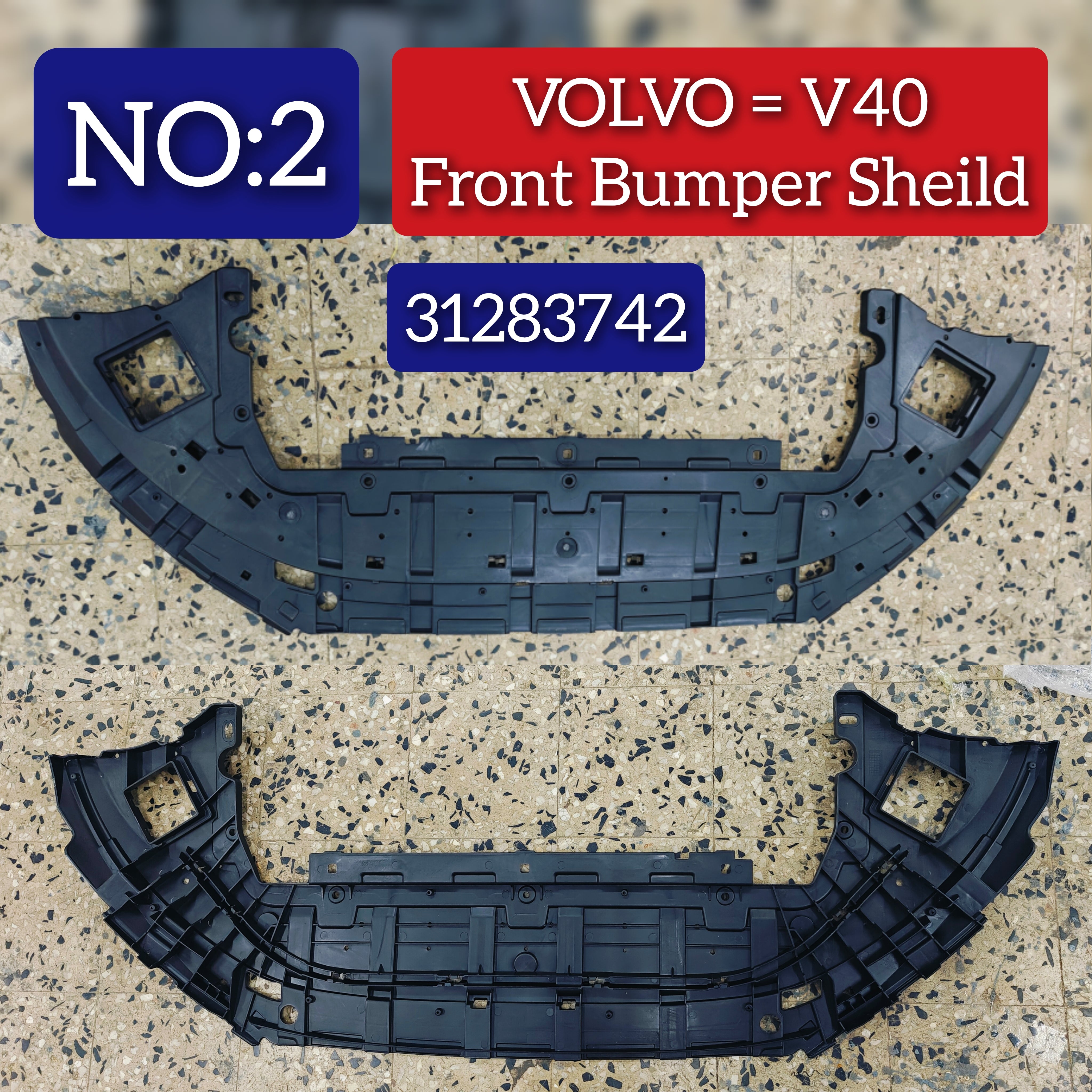 Engine Hood Insulation Pad 31283742 Compatible With VOLVO  Volvo V40 & V40 Hatchback (525) & V40 Cross Country (526) Tag No.2